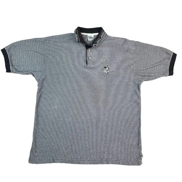 VTG The Disney Store Sm/Med Black & White Mickey Mouse Summer Casual Y2K Unisex - Picture 1 of 9